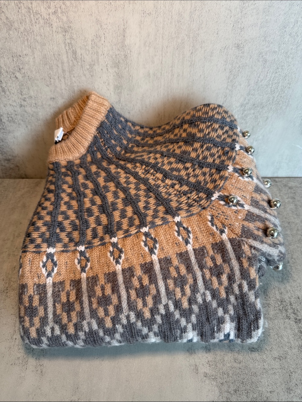 Jonathan Simkhai AUDREE FAIR ISLE Pullover sweater